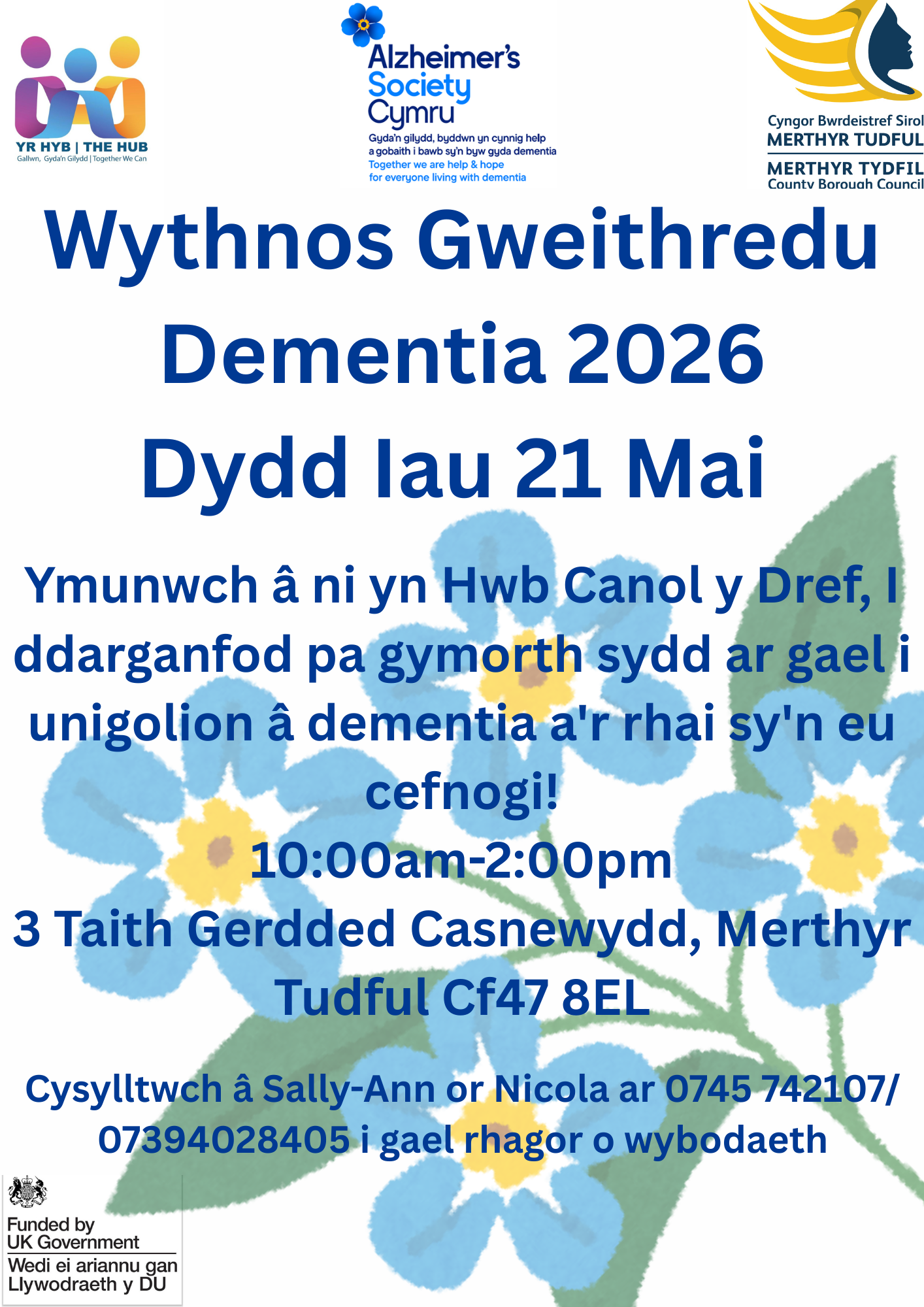 Wythnos Gweithredu Dementia 2026 logo