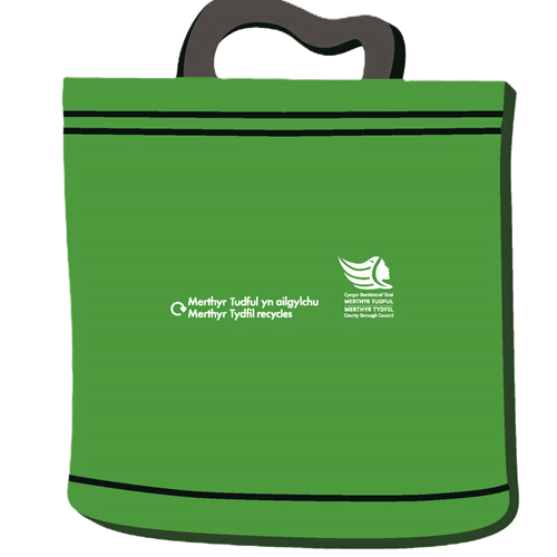 Reusable Green Garden Waste Sack
