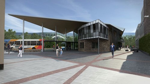 New bus station artist's impression