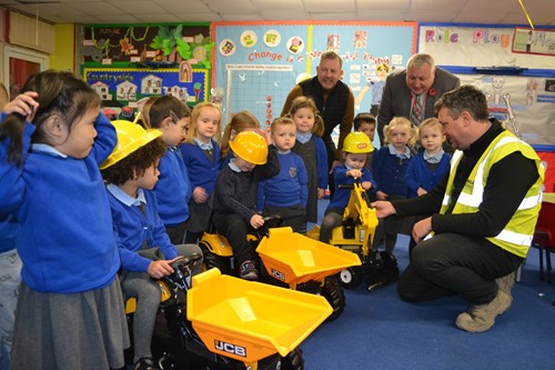 St Mary's School diggers