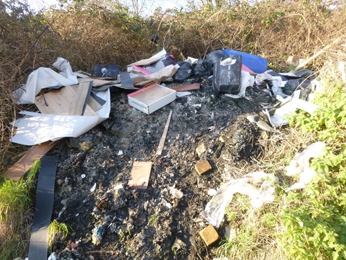 Oaklands Terrace Fly Tip