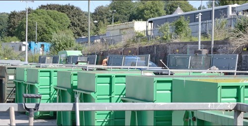 Household waste and recycling centre Dowlais