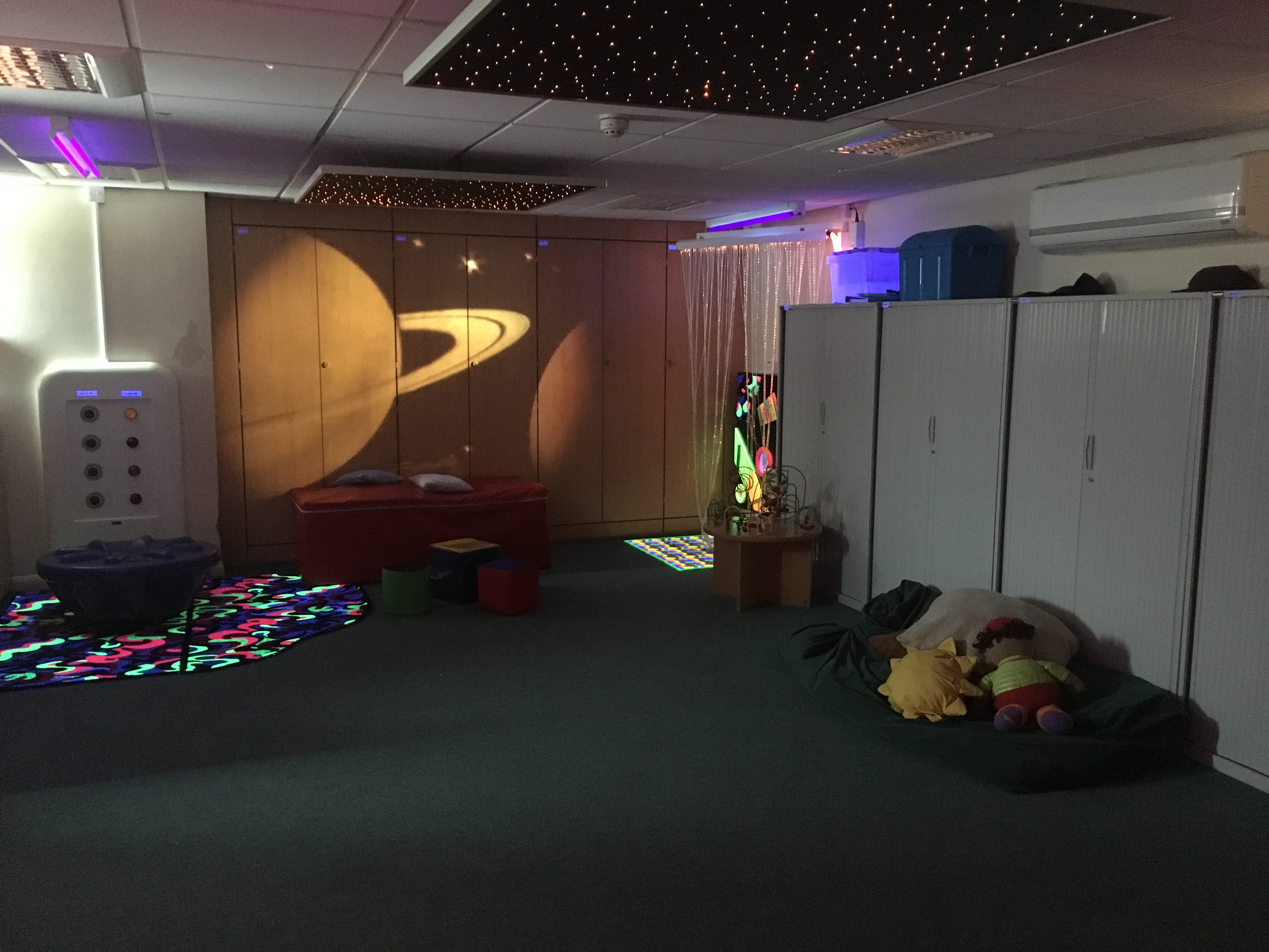 UV panels and soft play