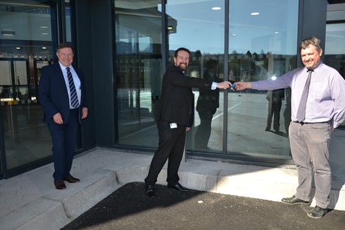 Bus station keys handover