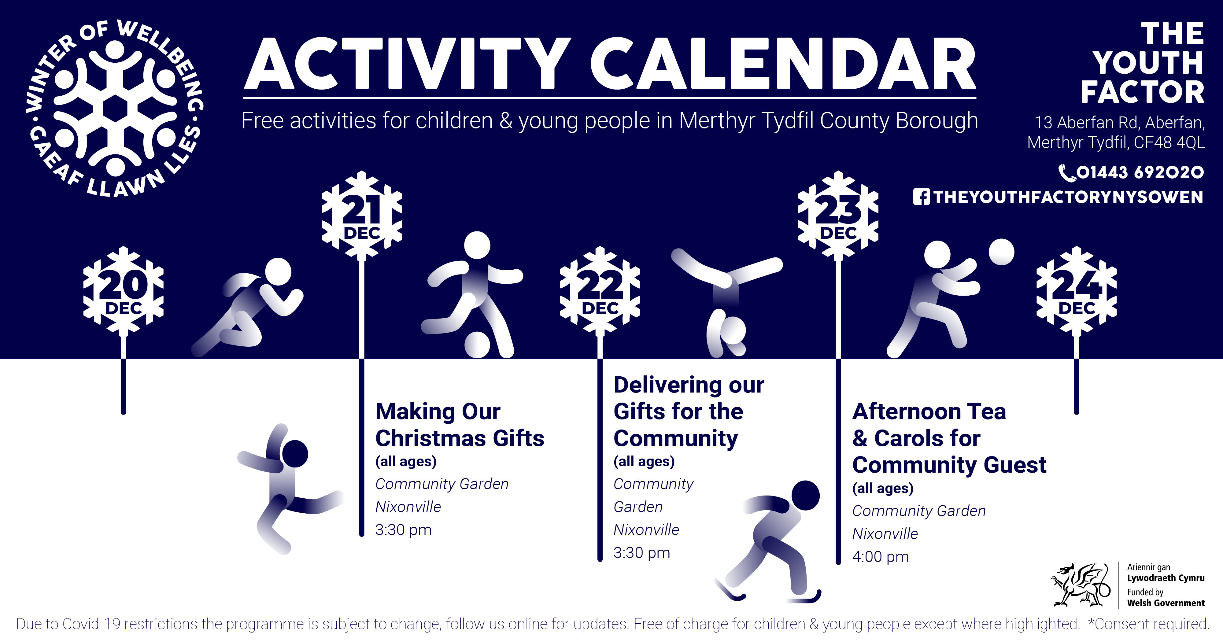 The Youth Factor Week 2 Activity Calendar