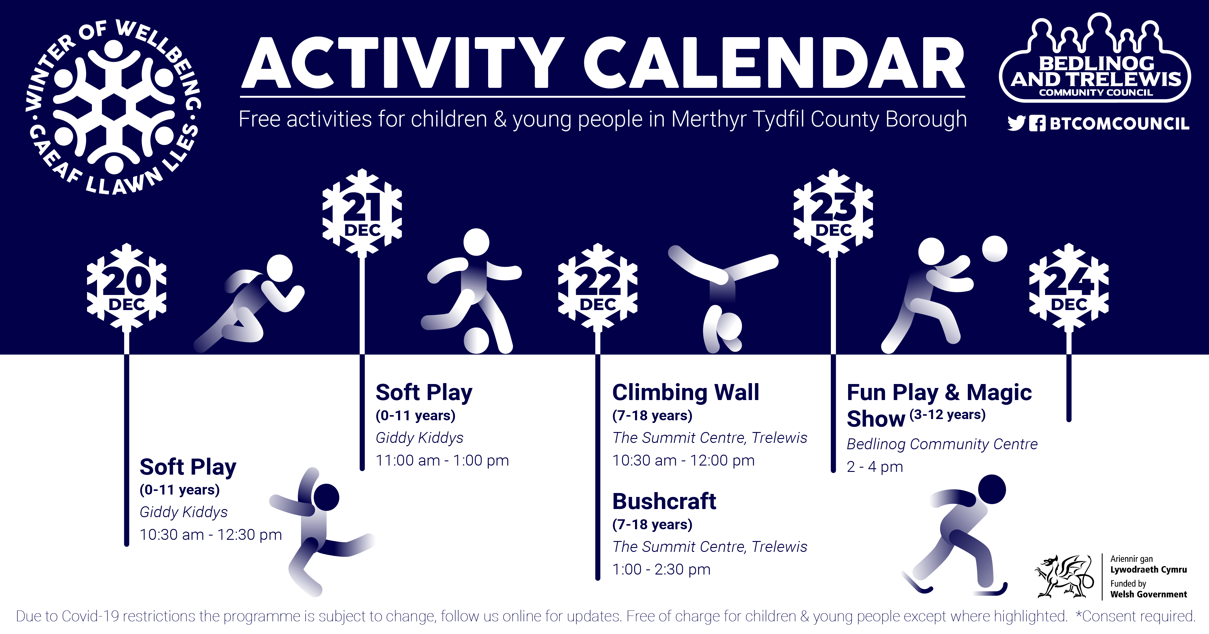 Bedlinog and Trelewis Community Council Week 2 Activity Calendar