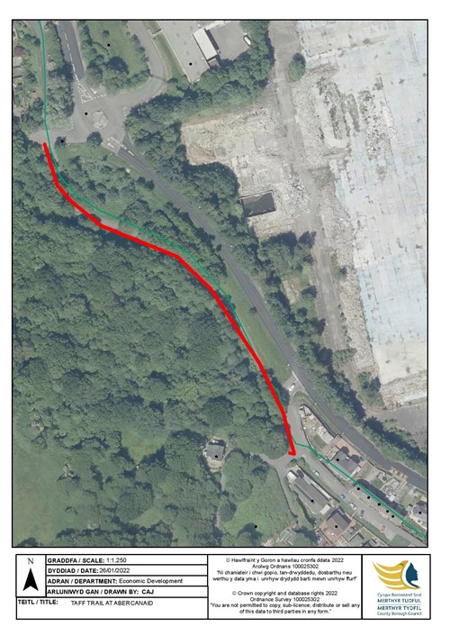 Taff Trail closure Jan 22