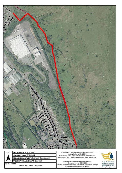 Trevithick Trail closure