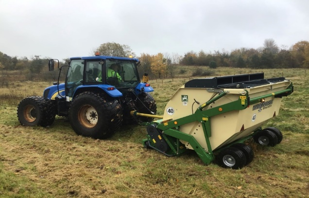 Tractor in a field