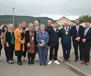 Glynmil Ministerial visit May 22