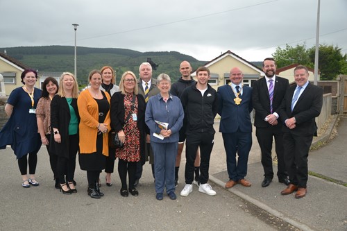 Glynmil Ministerial visit May 22