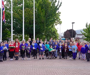 Merthyr schools pay tribute to the Queen