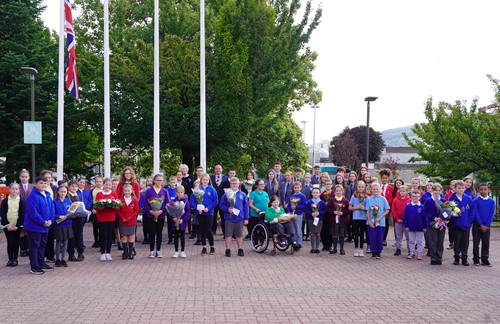 Merthyr schools pay tribute to the Queen