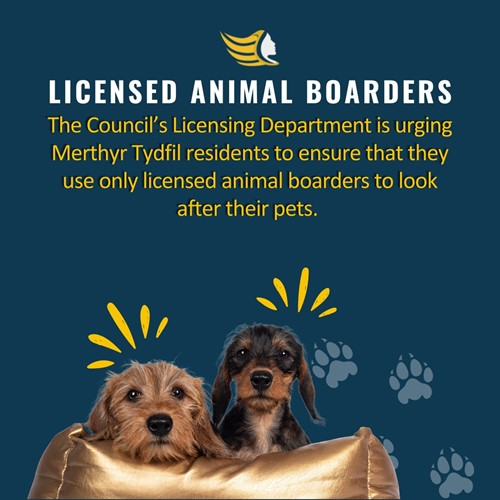 Licensed pet boarding