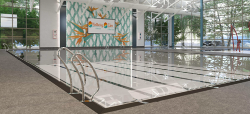 Swimming pools progress tracked on microsite