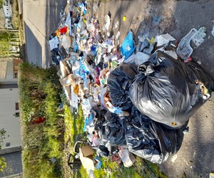 Fly-tipping waste
